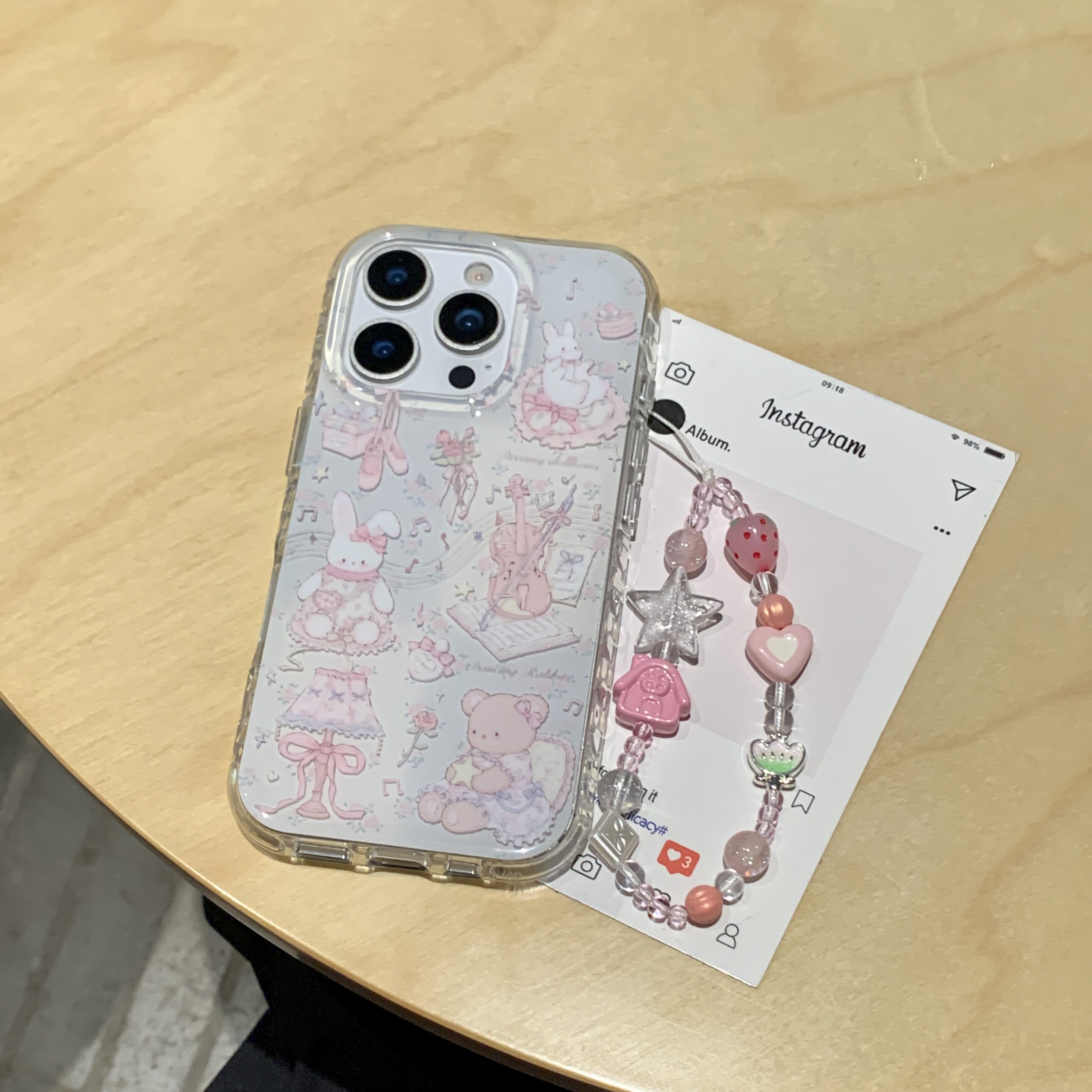 乐思茉 iPhone兔子玩偶小手机保护套/壳