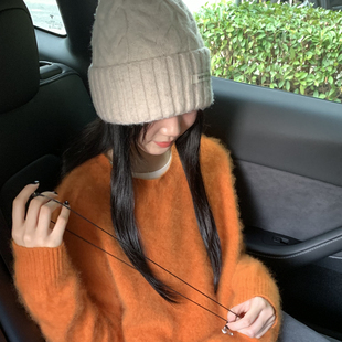 含95羊毛 15色全毛多色拉毛圆领针织衫 羊绒款 希宥HOUSE