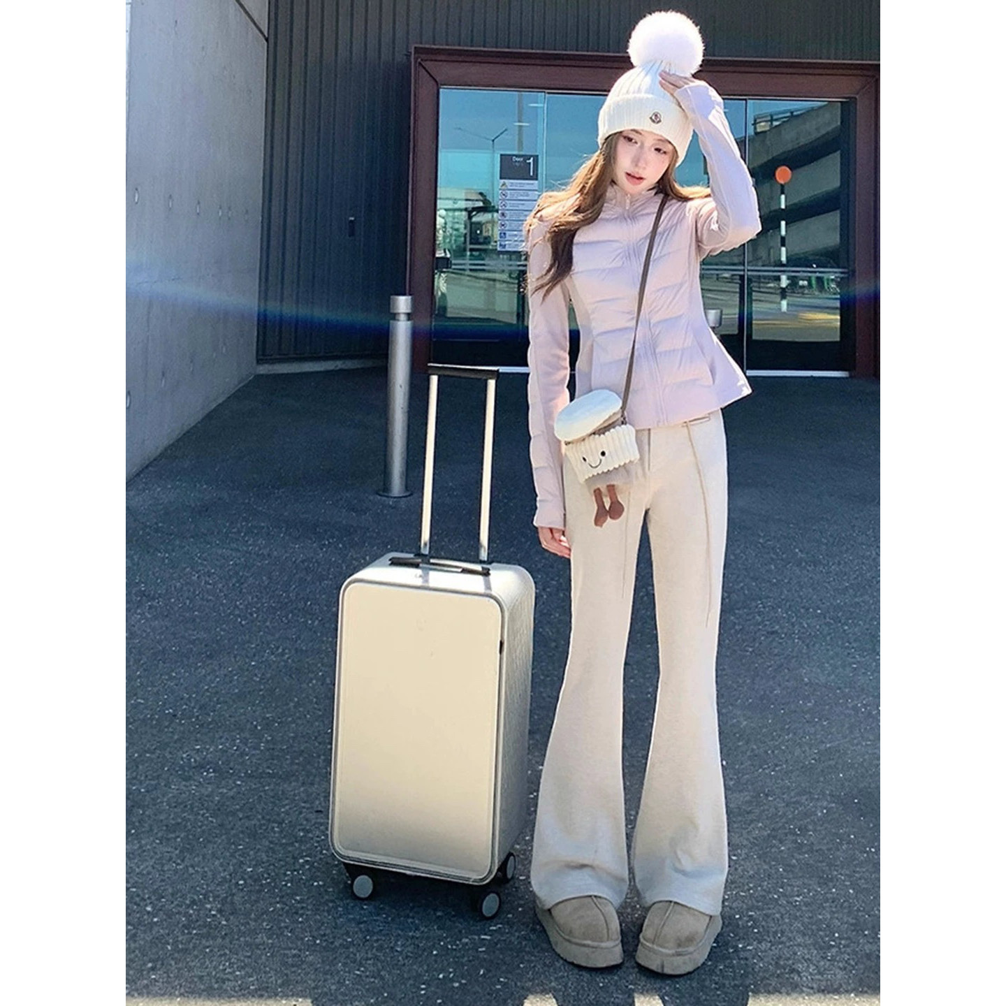 希宥HOUSE 冬上新瑜伽羽绒服女户外修身显瘦小个子轻薄羽绒服