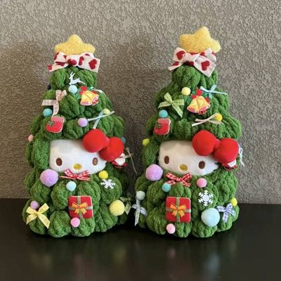 正版圣诞树HelloKitty包包挂件