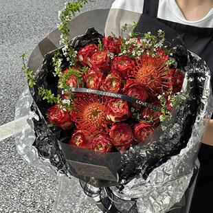 青栲子《Jake Rose》苹果杰克玫瑰花束北京上海杭州广州成都鲜花