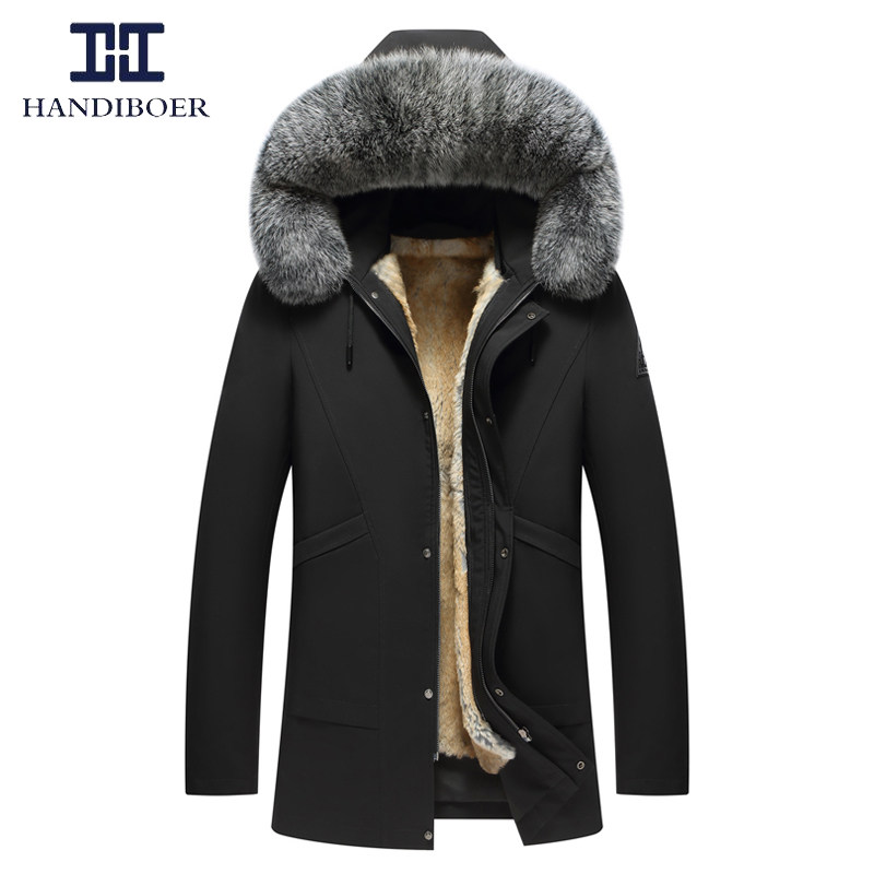 整貂皮草时尚休闲连帽皮草派克服