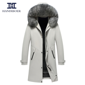 2025新款 海宁派克服男长款 整貂绒皮草大衣可拆卸内胆加厚外套潮牌