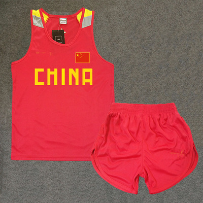 中国队男女田径服套装中高考比赛