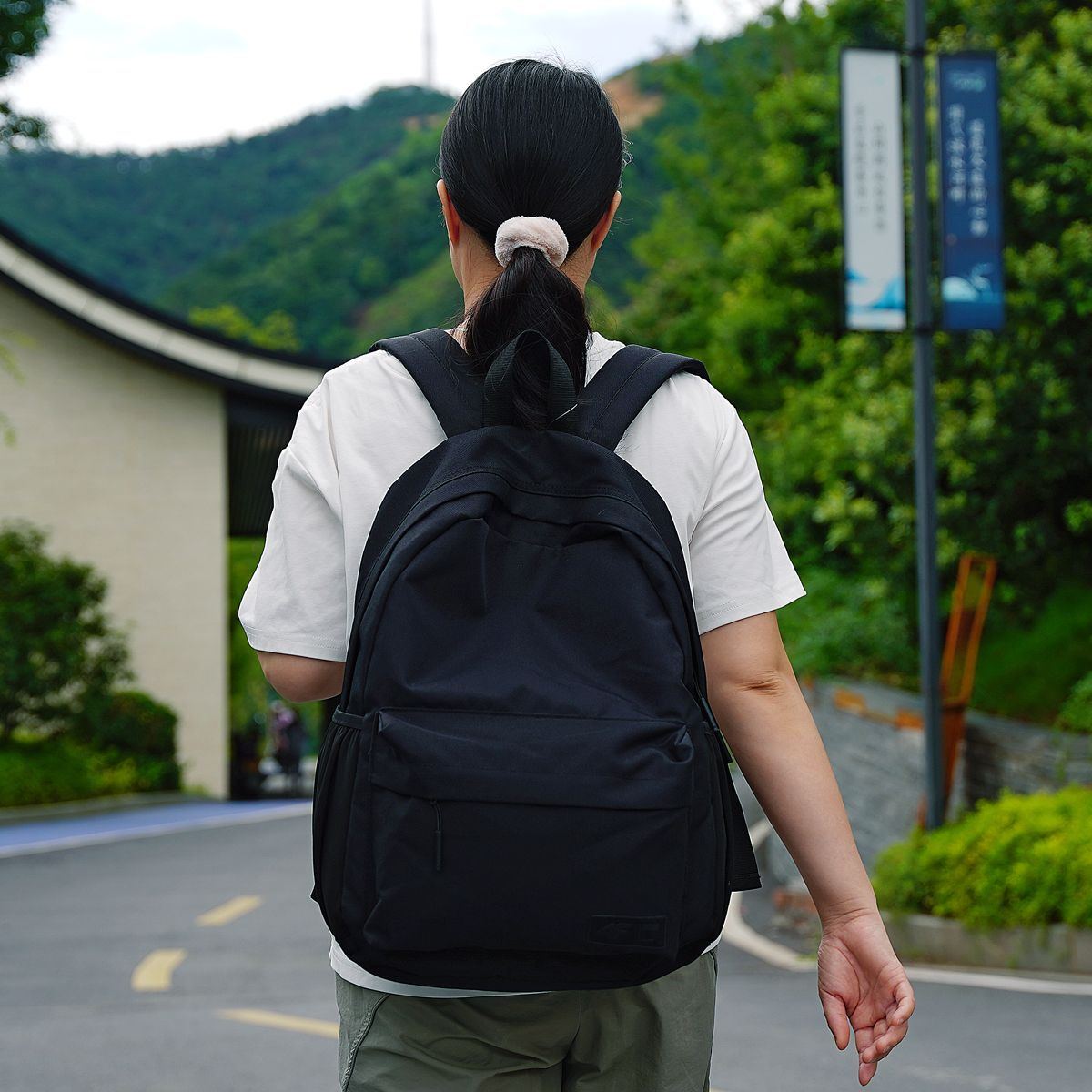59G双肩包女新款大容量书包大学生高中生初中背包男旅行电脑包