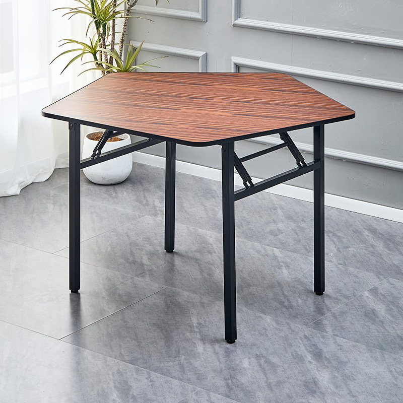 折叠桌饭桌五人六人斗地主棋牌桌五角五位桌六角六位桌扑克牌桌子