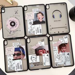 欧美2022年新款iPad Air4保护套mini5平板壳pro11硬壳10第十代9适用苹果air2亚克力3迷你6外壳10.2寸防弯7代8