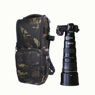 适用尼康微单Z9相机180 7斜挎663双肩摄影包防水 600长焦镜头包Z8