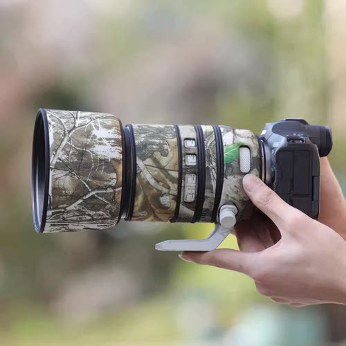 适用佳能RF70-200镜头迷彩炮衣