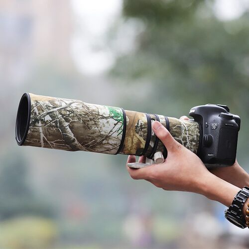 佳能EF400mmF5.6定焦迷彩炮衣