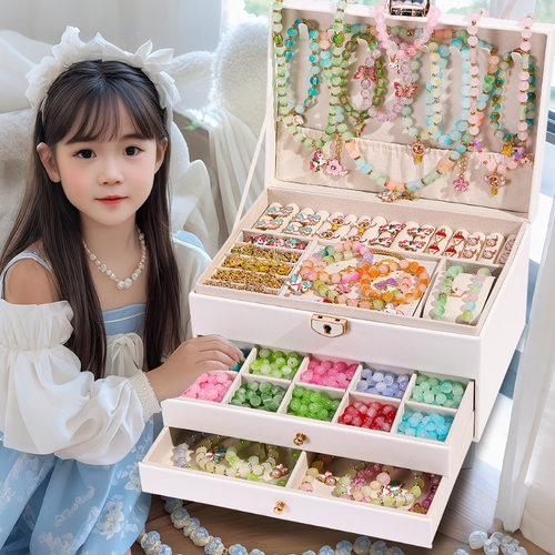 国风卡通琉璃串珠手链礼盒