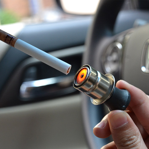 电子点火器 车载镶钻点烟器 汽车点烟头 通用车用点烟器插头