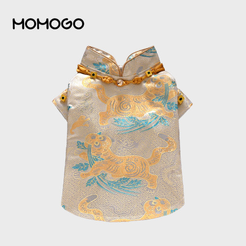 狗狗猫咪唐装新年衣服中国风礼服
