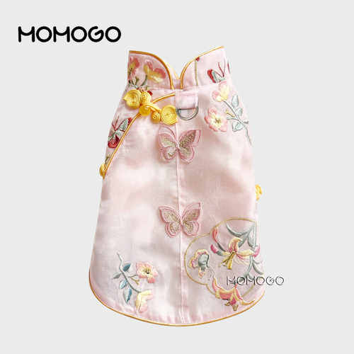 狗狗猫咪春夏衣服新中式国风马甲