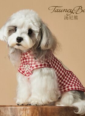 狗狗猫咪春夏衬衫背心宠物雪纳瑞腊肠马尔济斯约克夏泰迪比熊衣服