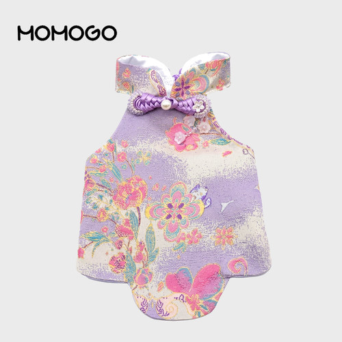 小狗狗猫咪春夏衣服国风旗袍背心