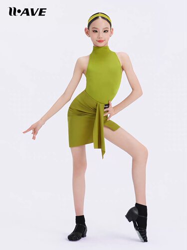 WAVE未午新款拉丁舞服练功服女童