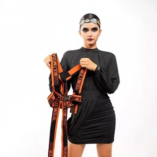 拉丁舞专用弹力带成人训练专业儿童练功女生体态矫正多模态&2502