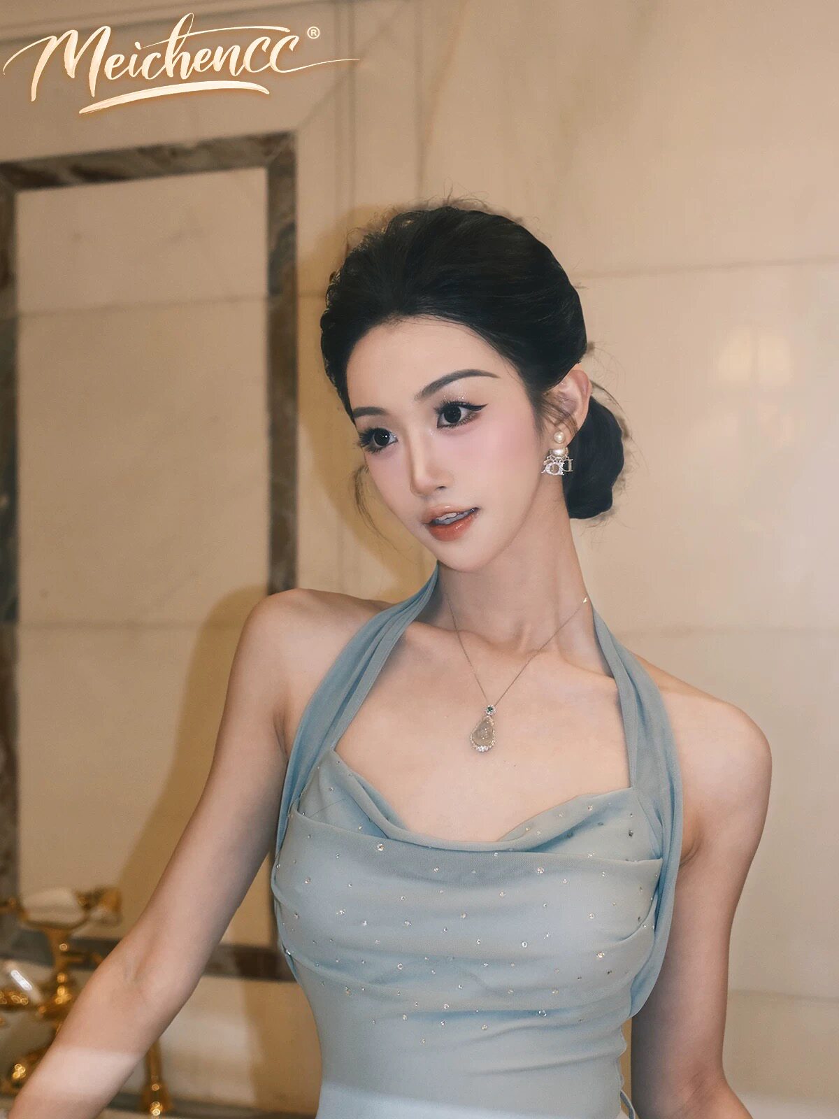美辰拉丁舞服新款川子同款显瘦女