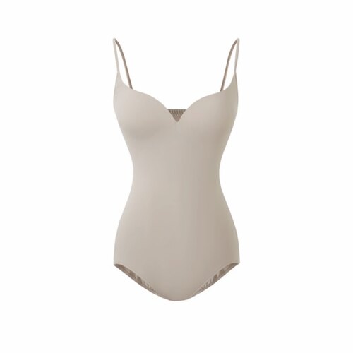 YAME拉丁舞服吊带心型V领连体衣