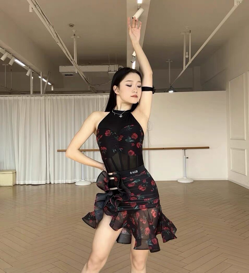 ELLA-D新款拉丁舞服练功服表演女