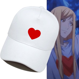 一人之下王震球心形印花同款动漫二次元cos男女定制鸭舌帽棒球帽