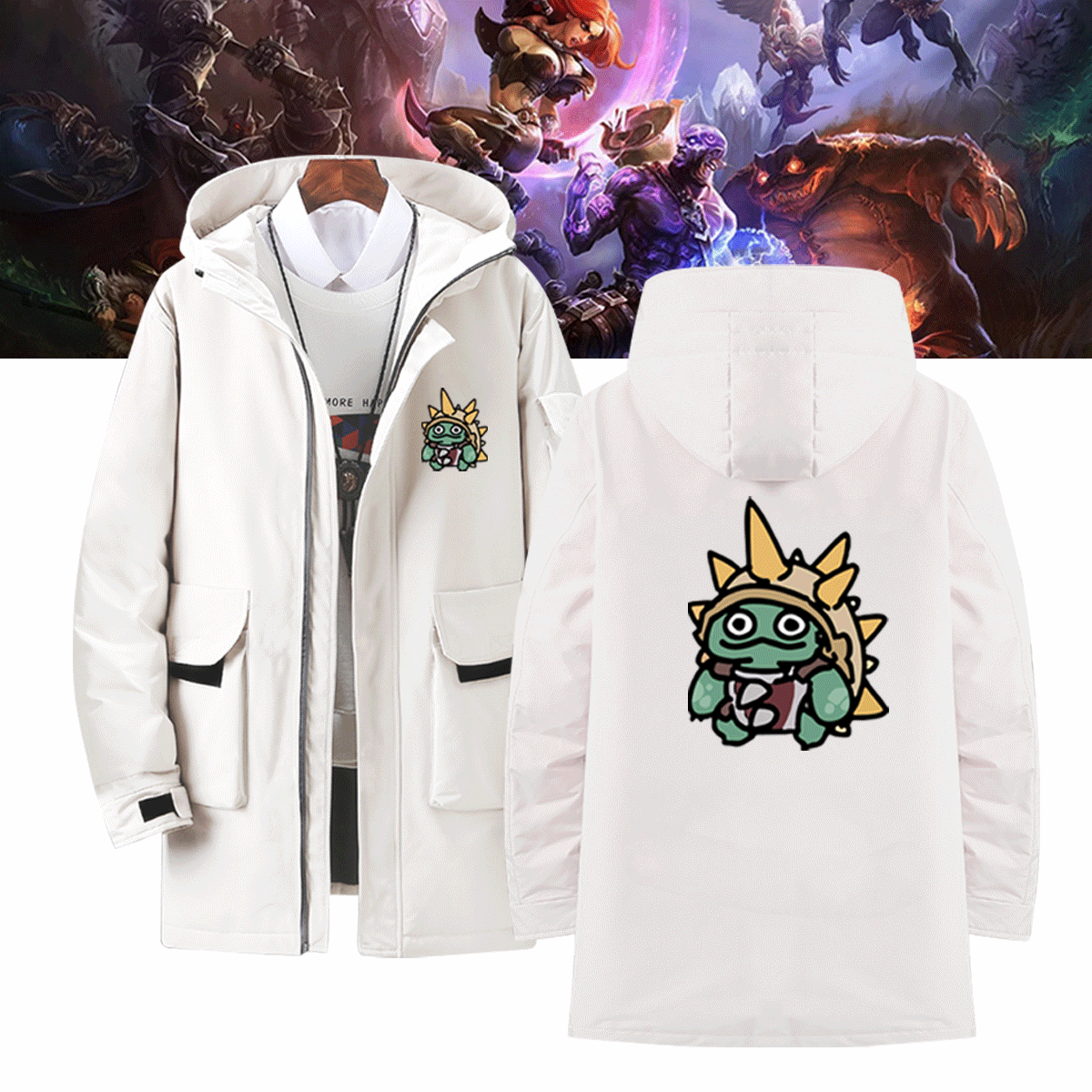 英雄LOL联盟游戏卡通Q版羽绒服