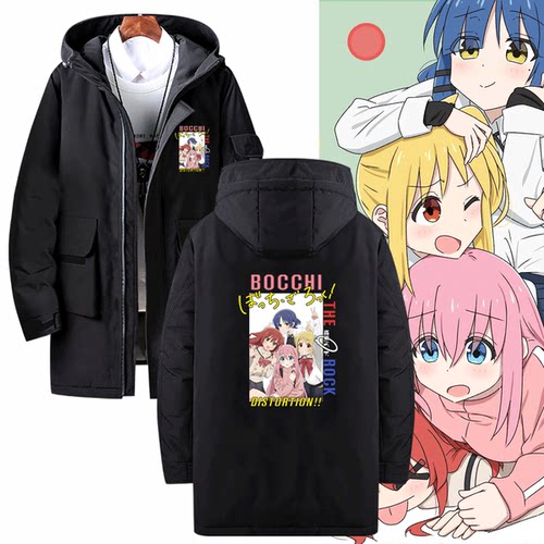 山田凉定制连帽外套冬羽绒服