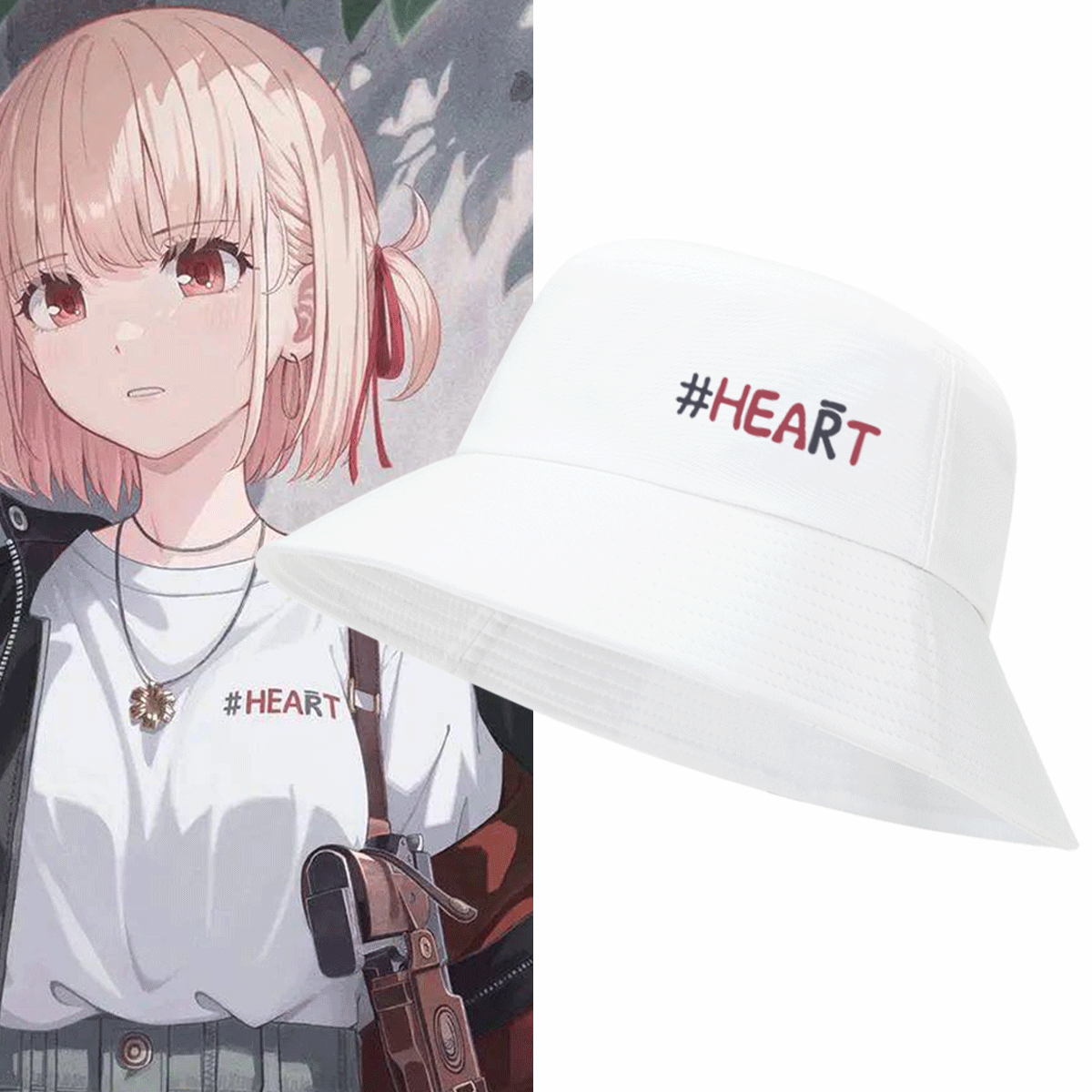 千束泷奈同款cos男女遮阳渔夫帽