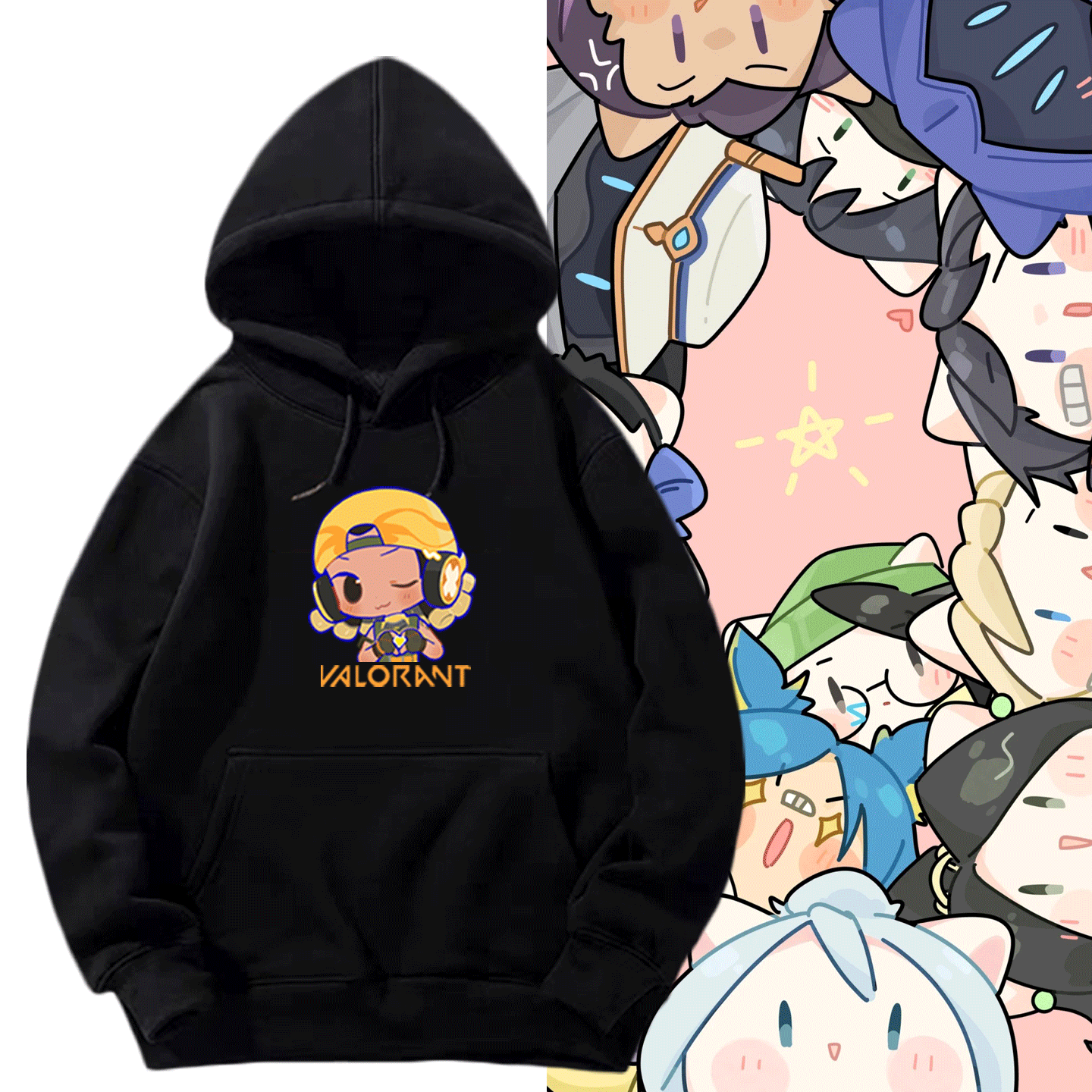 男女情侣可定制连帽衫带帽卫衣