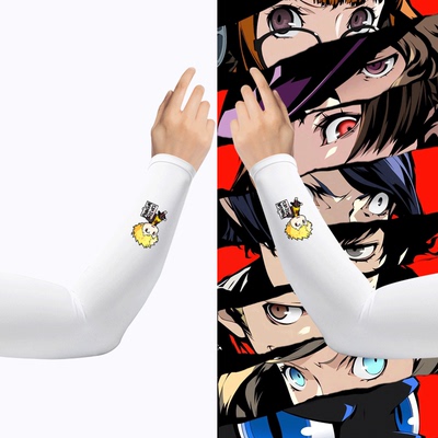 潮男女情侣冰丝防晒手袖夏冰袖