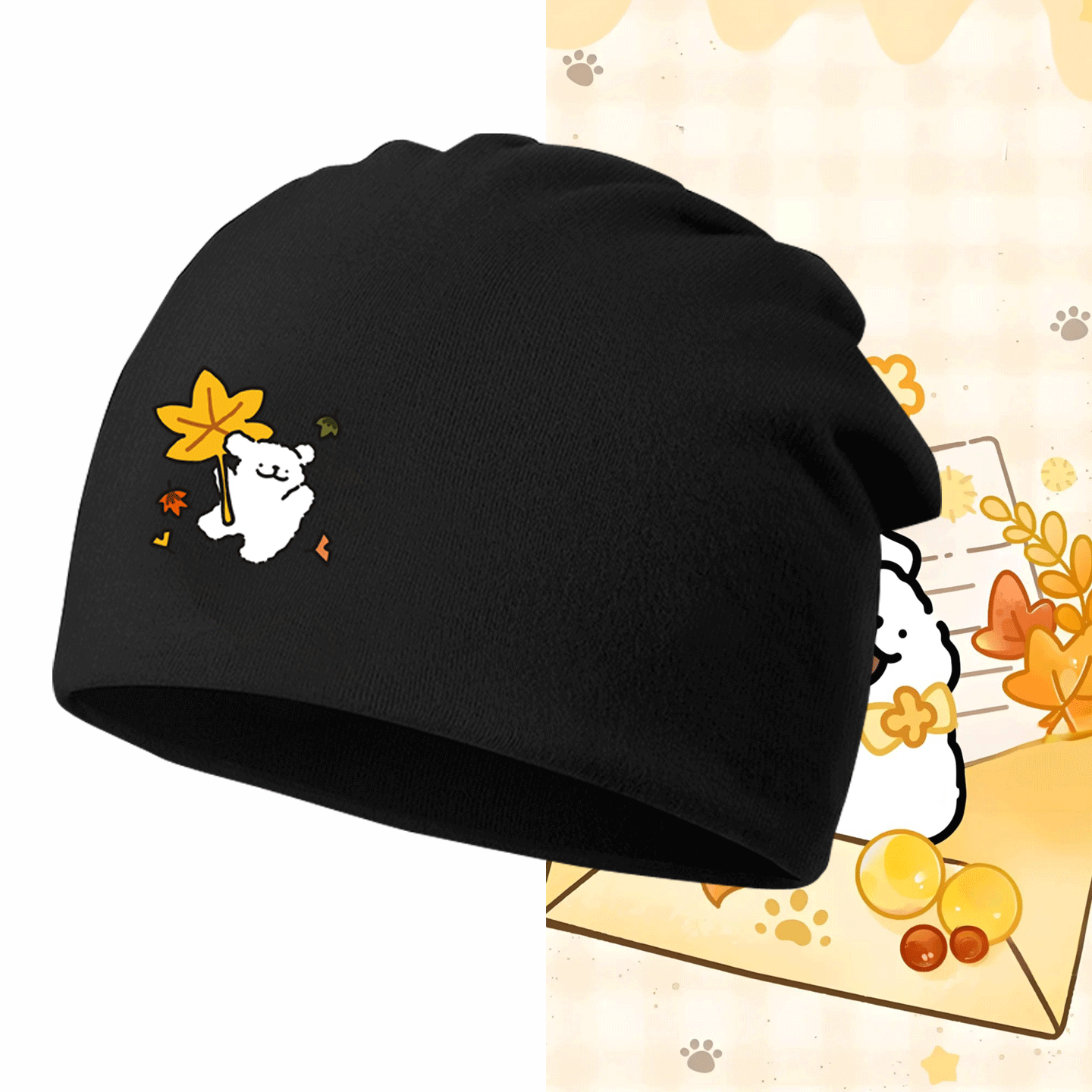 可爱二次元定制头巾帽包头帽