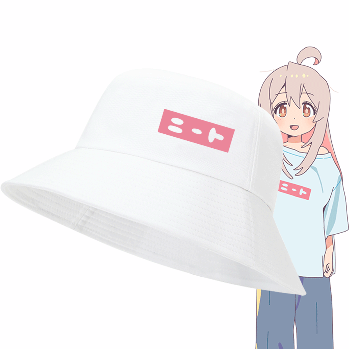 男女二次元盆帽遮阳渔夫帽