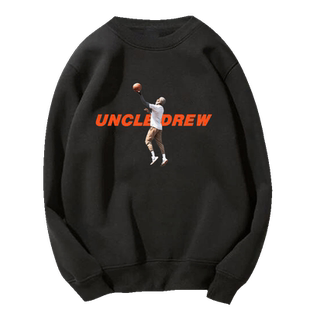 凯里欧文德鲁大叔篮球运动男女潮服宽松休闲个性长袖定制圆领卫衣