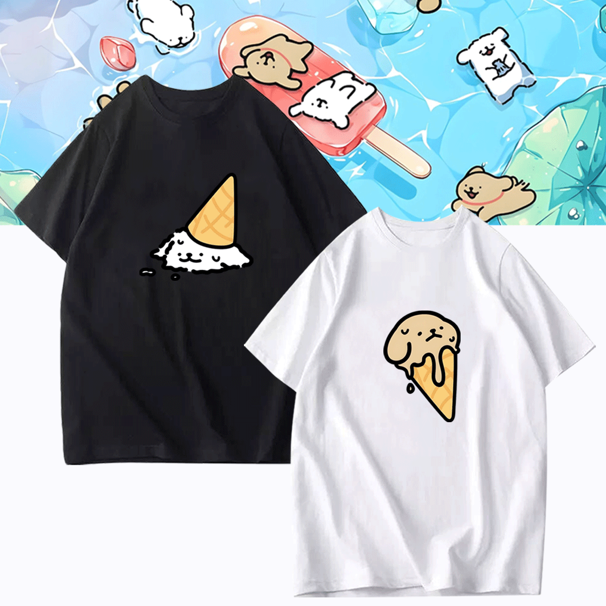 纯棉夏可定制休闲短袖T恤衫