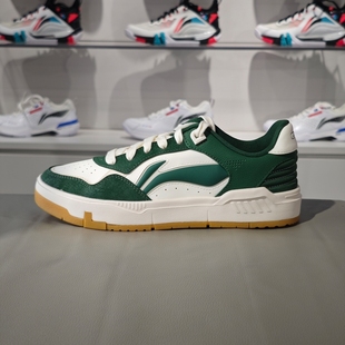 80s板鞋 休闲鞋 2024秋季 男子舒适软弹经典 AGCU087 新品 李宁COMMON