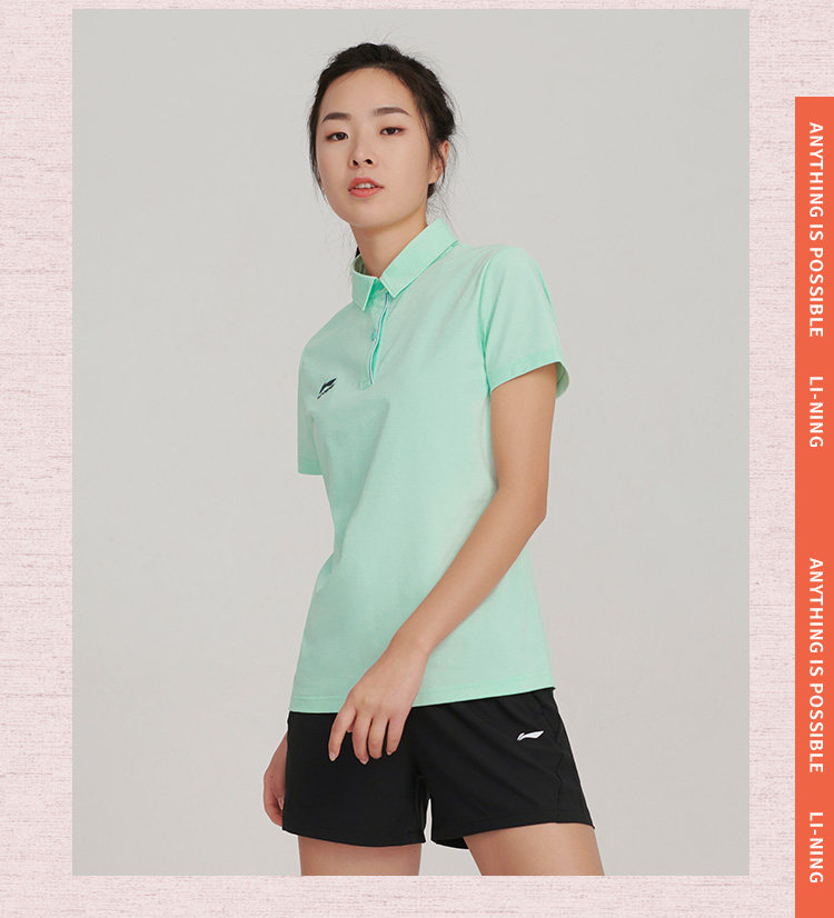 团购短袖李宁polo衫透气