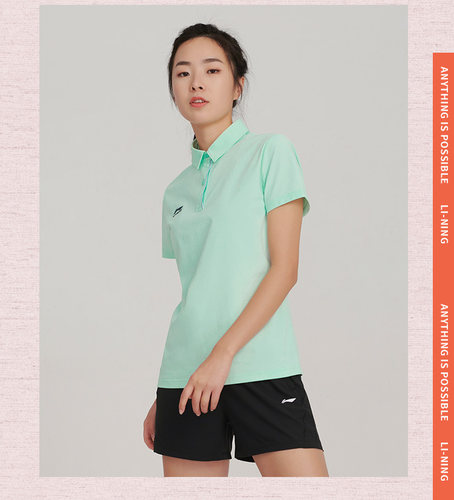 团购短袖李宁polo衫透气