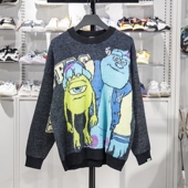 AMBT141 男子加绒保暖宽松圆领套头编织衫 李宁毛衣2023冬季 新款