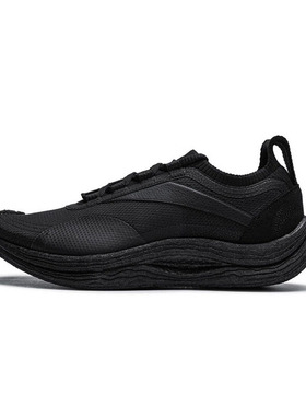 李宁正品2024春中性运动低帮板鞋休闲鞋子黑色AZGU021-1/2/3