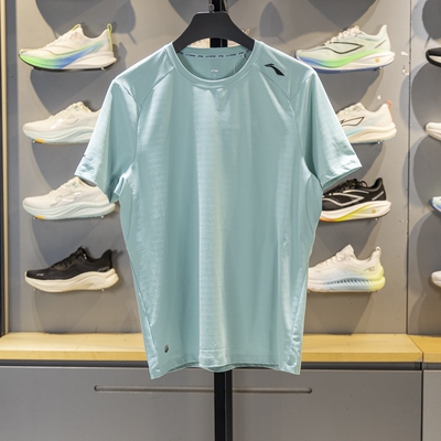 李宁短袖男子排湿速干短袖T恤