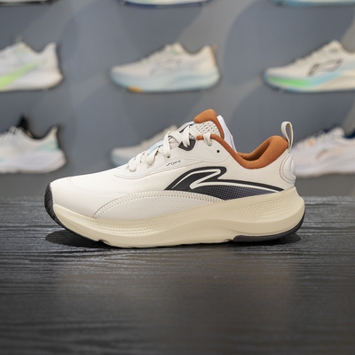 李宁缓震透气男子系带休闲鞋