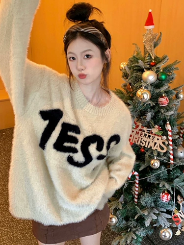 Лонгслив, демисезонный трикотажный свитер, увеличенная толщина, в американском стиле, оверсайз