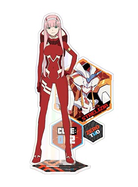 暴蒙正版DARLING in the FRANXX 国家队镭射光柱亚克力立牌02官谷