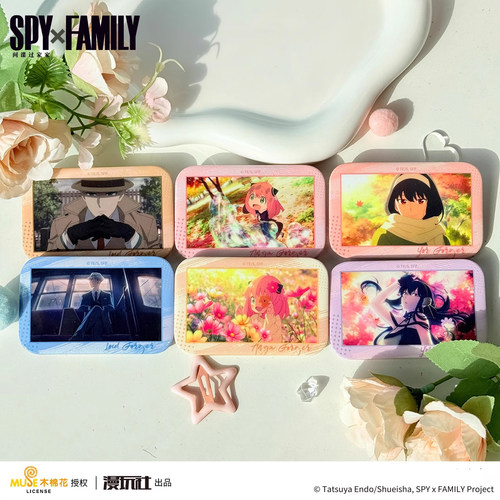 漫玩社正版 间谍过家家 场景系列 徽章 劳埃德 约尔 动漫周边官谷