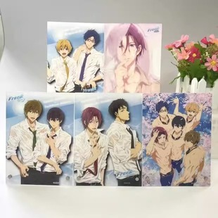 正版 Free男子游泳部相框立牌 七濑遥橘真琴松冈凛叶月渚官谷漫序