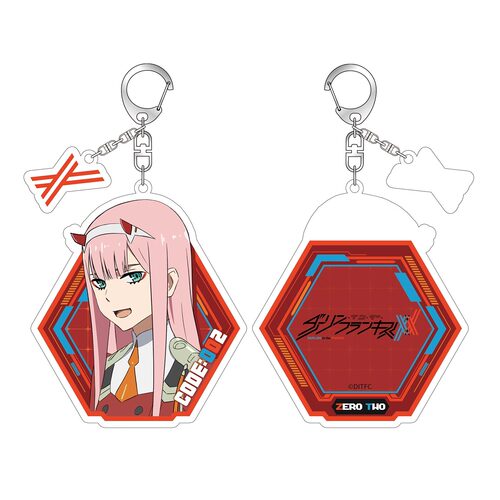 暴蒙正版  DARLING in the FRANXX 国家队双面亚克力挂件02 官谷