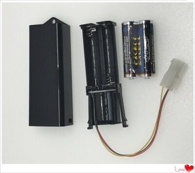 RRTOTO感应器，小便斗电磁阀配件DUE106直流型电池盒6.3V 电路盒