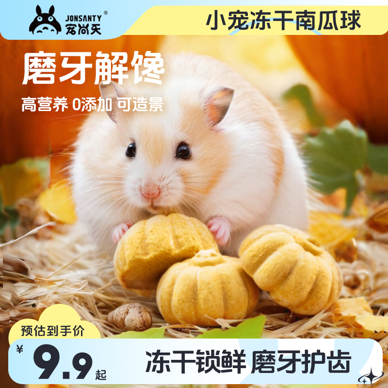 宠尚天冻干小南瓜磨牙增肥