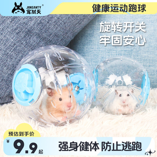 宠尚天仓鼠玩具跑球配外带绳